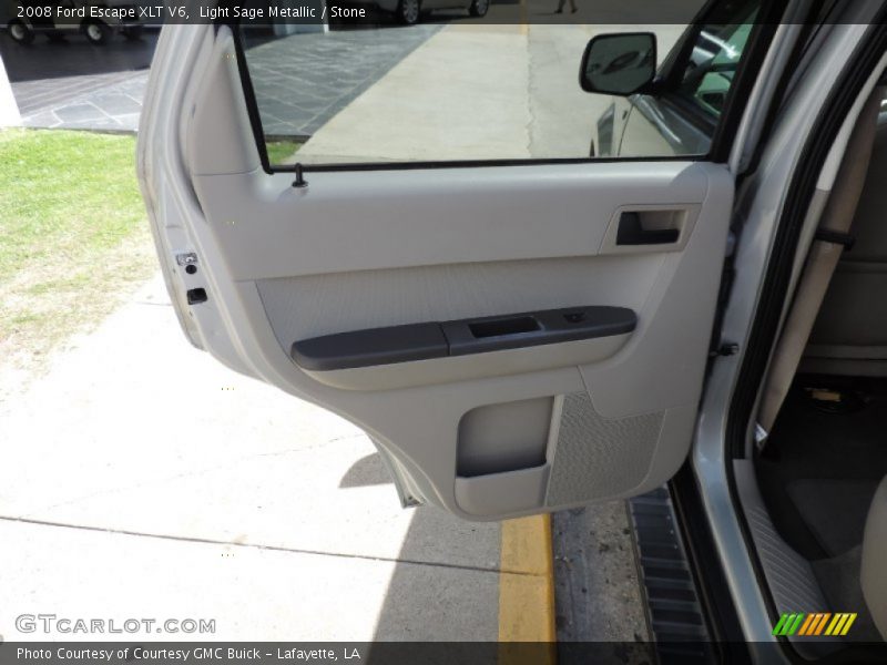 Light Sage Metallic / Stone 2008 Ford Escape XLT V6