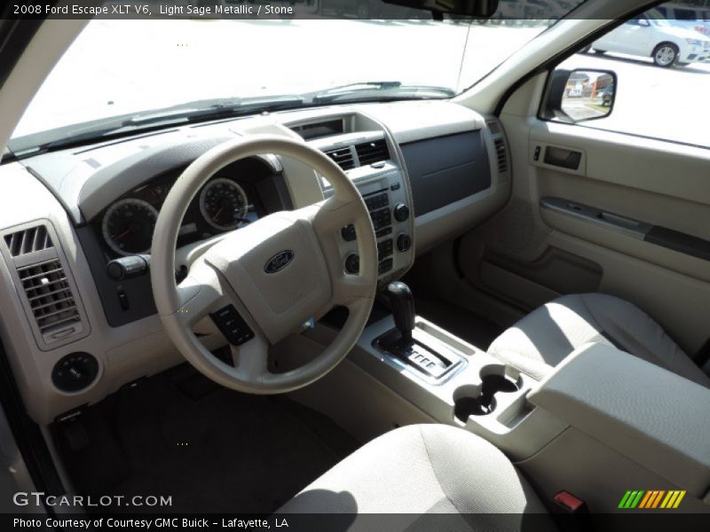 Light Sage Metallic / Stone 2008 Ford Escape XLT V6