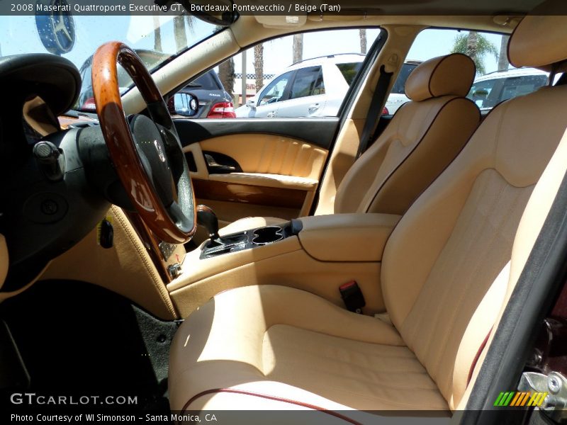  2008 Quattroporte Executive GT Beige (Tan) Interior