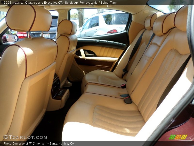 Rear Seat of 2008 Quattroporte Executive GT