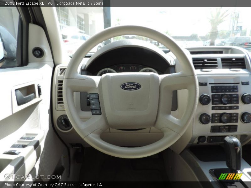 Light Sage Metallic / Stone 2008 Ford Escape XLT V6