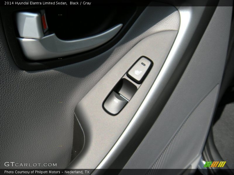 Black / Gray 2014 Hyundai Elantra Limited Sedan