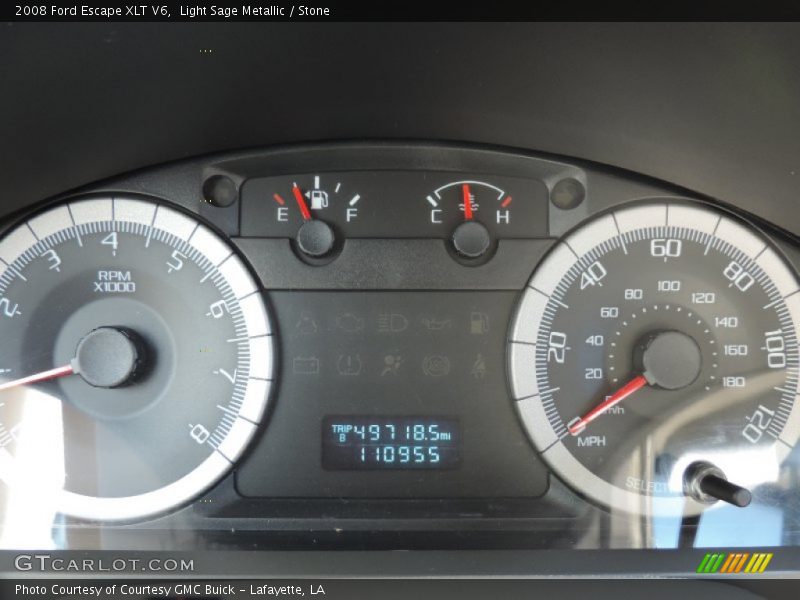 Light Sage Metallic / Stone 2008 Ford Escape XLT V6