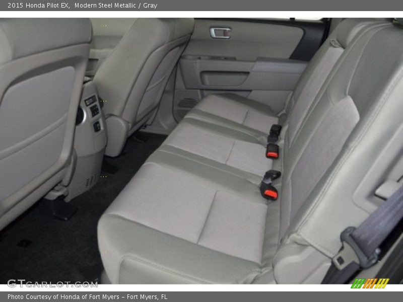 Modern Steel Metallic / Gray 2015 Honda Pilot EX