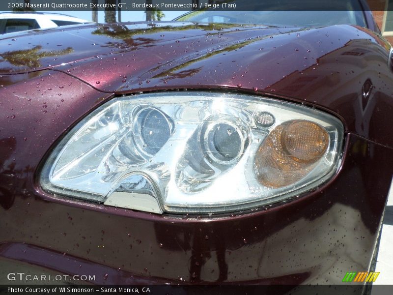 Bordeaux Pontevecchio / Beige (Tan) 2008 Maserati Quattroporte Executive GT
