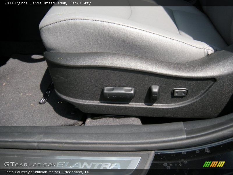 Black / Gray 2014 Hyundai Elantra Limited Sedan
