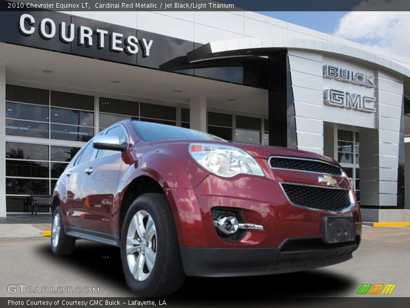 Cardinal Red Metallic / Jet Black/Light Titanium 2010 Chevrolet Equinox LT