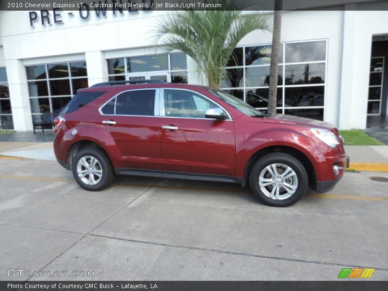 Cardinal Red Metallic / Jet Black/Light Titanium 2010 Chevrolet Equinox LT