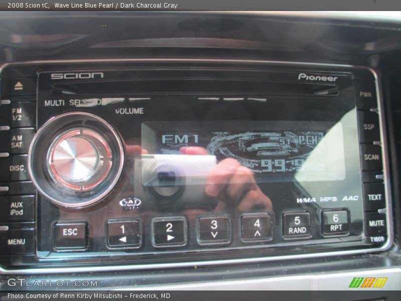 Wave Line Blue Pearl / Dark Charcoal Gray 2008 Scion tC
