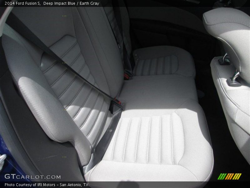Deep Impact Blue / Earth Gray 2014 Ford Fusion S