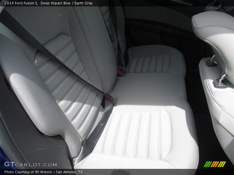 Deep Impact Blue / Earth Gray 2014 Ford Fusion S