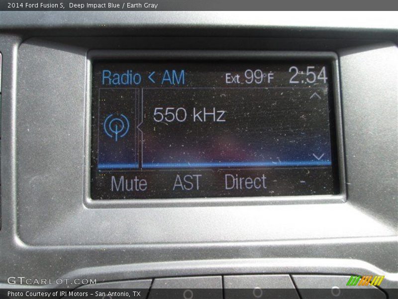 Deep Impact Blue / Earth Gray 2014 Ford Fusion S