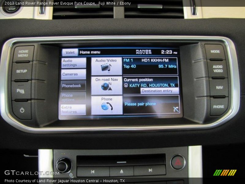 Fuji White / Ebony 2013 Land Rover Range Rover Evoque Pure Coupe