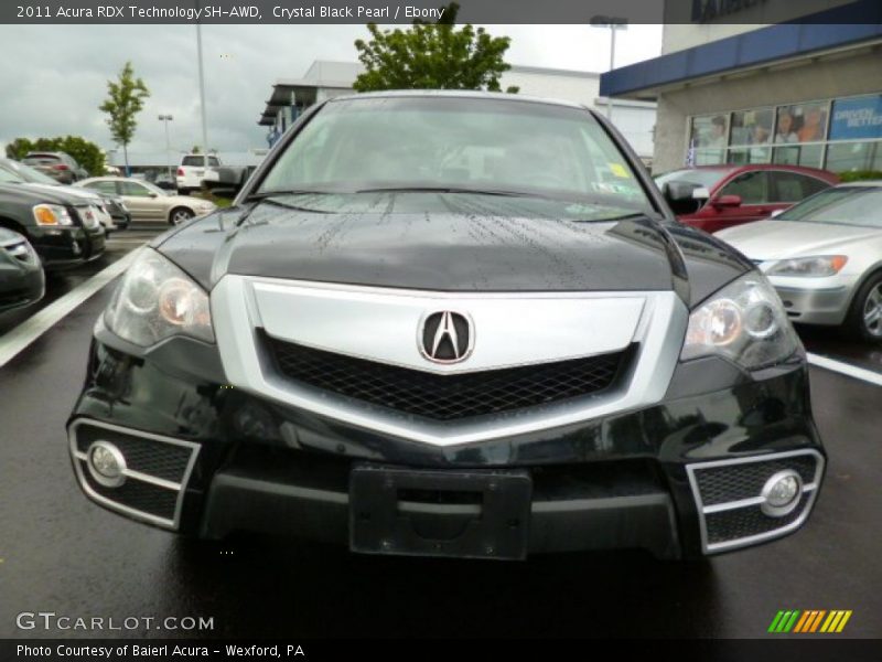 Crystal Black Pearl / Ebony 2011 Acura RDX Technology SH-AWD
