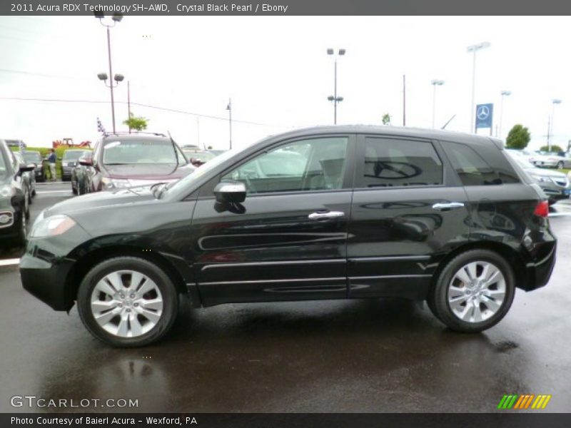 Crystal Black Pearl / Ebony 2011 Acura RDX Technology SH-AWD