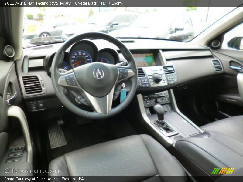 Crystal Black Pearl / Ebony 2011 Acura RDX Technology SH-AWD