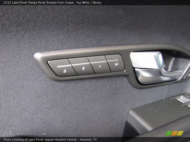 Fuji White / Ebony 2013 Land Rover Range Rover Evoque Pure Coupe