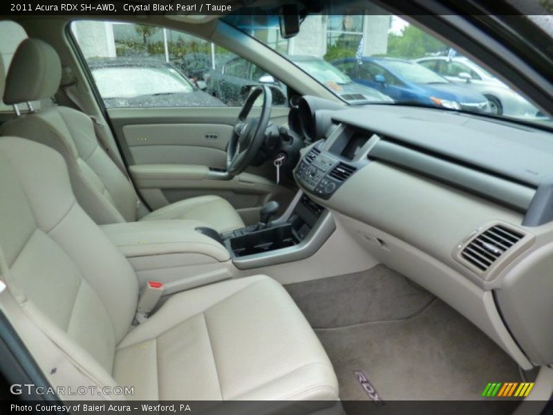 Crystal Black Pearl / Taupe 2011 Acura RDX SH-AWD