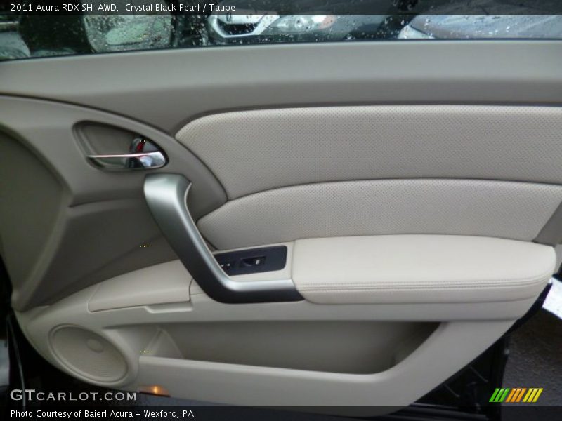 Crystal Black Pearl / Taupe 2011 Acura RDX SH-AWD