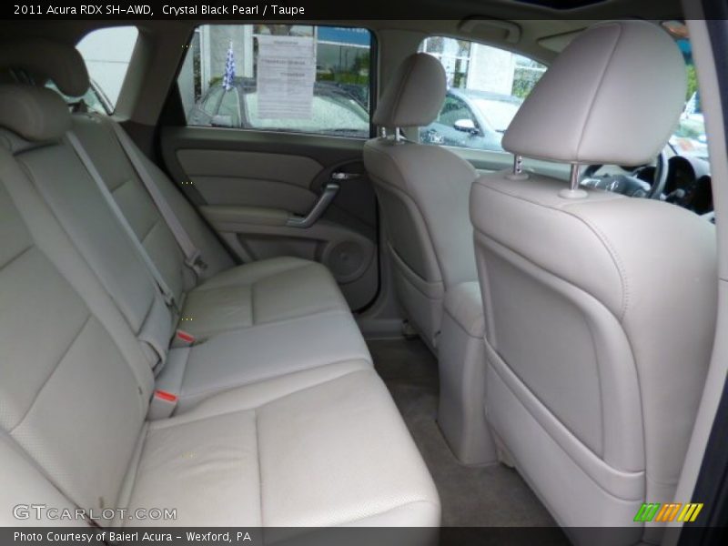 Crystal Black Pearl / Taupe 2011 Acura RDX SH-AWD