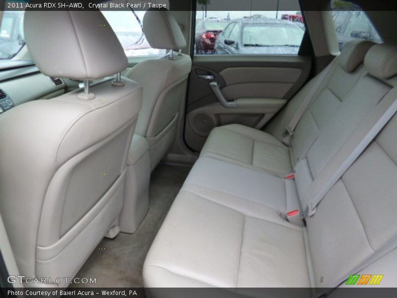 Crystal Black Pearl / Taupe 2011 Acura RDX SH-AWD