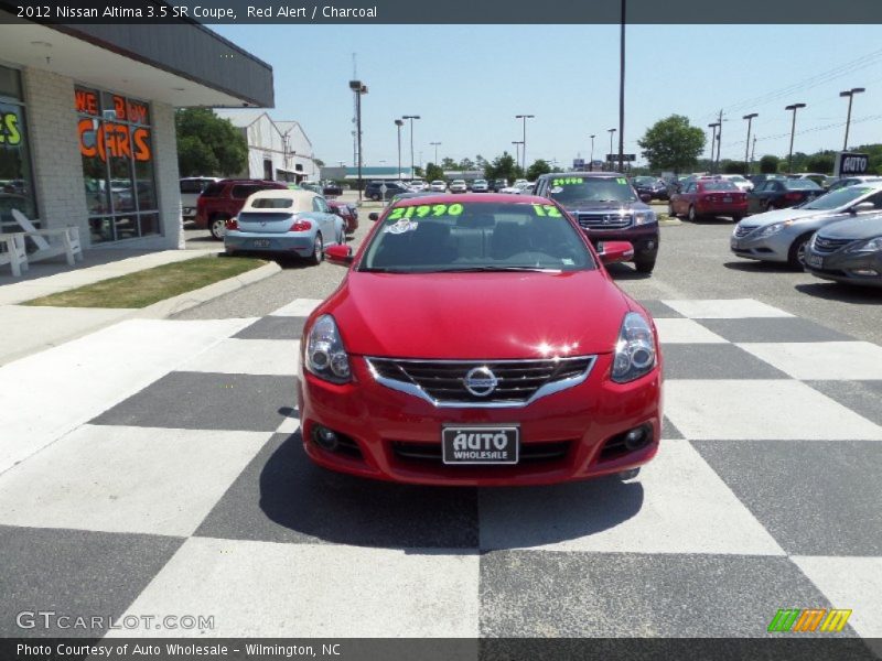 Red Alert / Charcoal 2012 Nissan Altima 3.5 SR Coupe