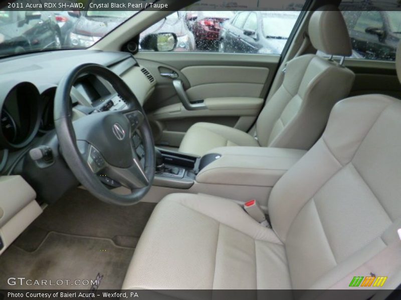 Crystal Black Pearl / Taupe 2011 Acura RDX SH-AWD