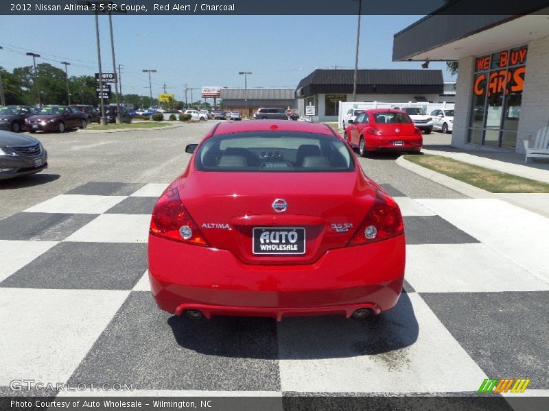 Red Alert / Charcoal 2012 Nissan Altima 3.5 SR Coupe