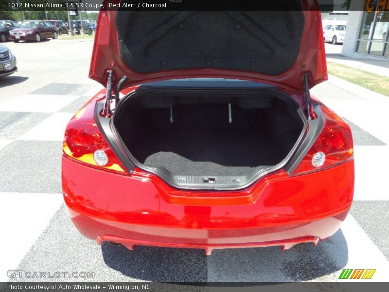 Red Alert / Charcoal 2012 Nissan Altima 3.5 SR Coupe