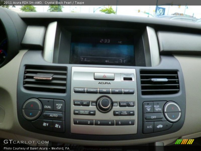 Crystal Black Pearl / Taupe 2011 Acura RDX SH-AWD