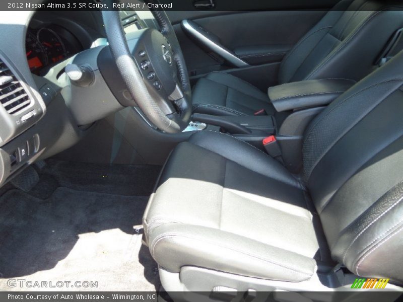 Red Alert / Charcoal 2012 Nissan Altima 3.5 SR Coupe