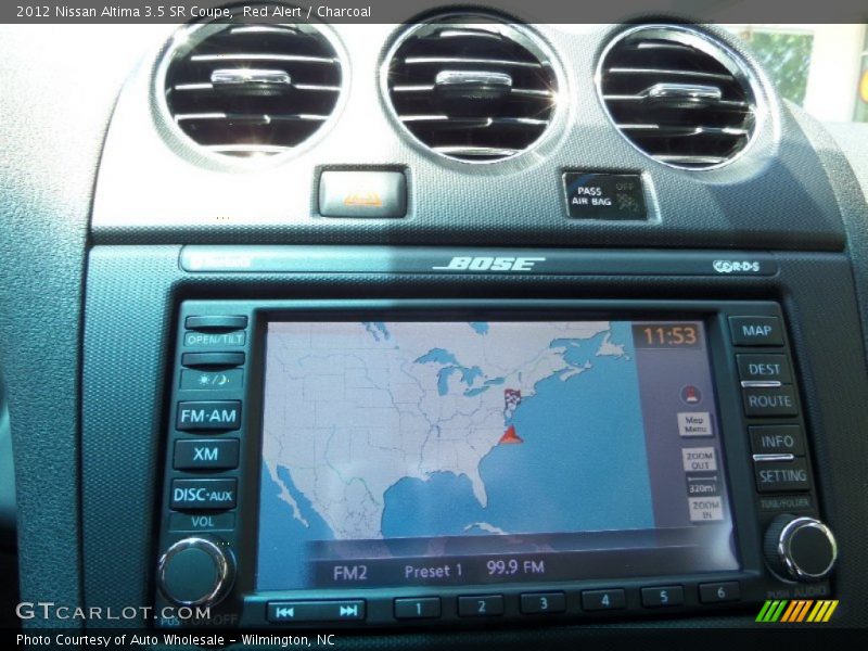 Navigation of 2012 Altima 3.5 SR Coupe