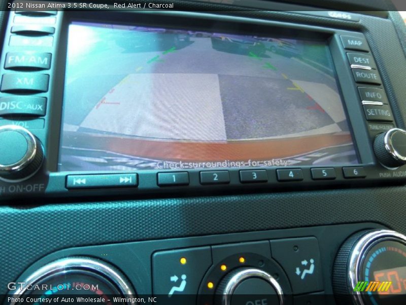 Red Alert / Charcoal 2012 Nissan Altima 3.5 SR Coupe
