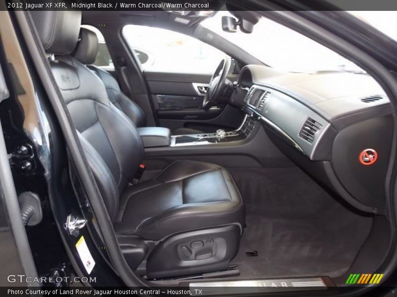 Midnight Black / Warm Charcoal/Warm Charcoal 2012 Jaguar XF XFR