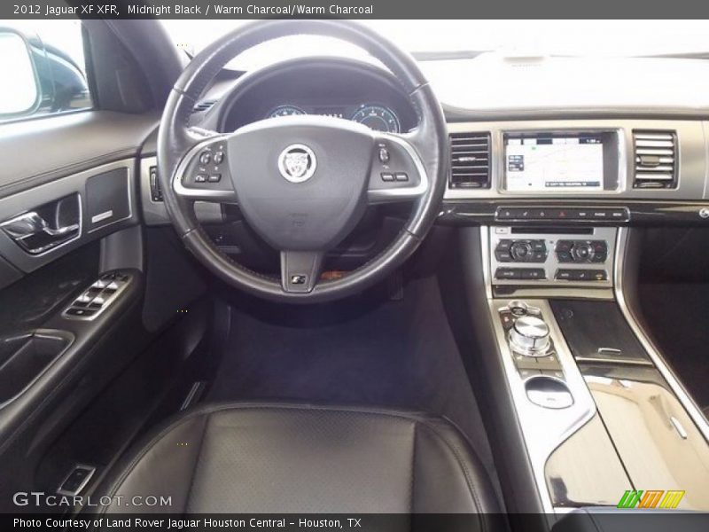 Midnight Black / Warm Charcoal/Warm Charcoal 2012 Jaguar XF XFR