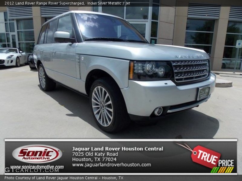 Indus Silver Metallic / Jet 2012 Land Rover Range Rover Supercharged