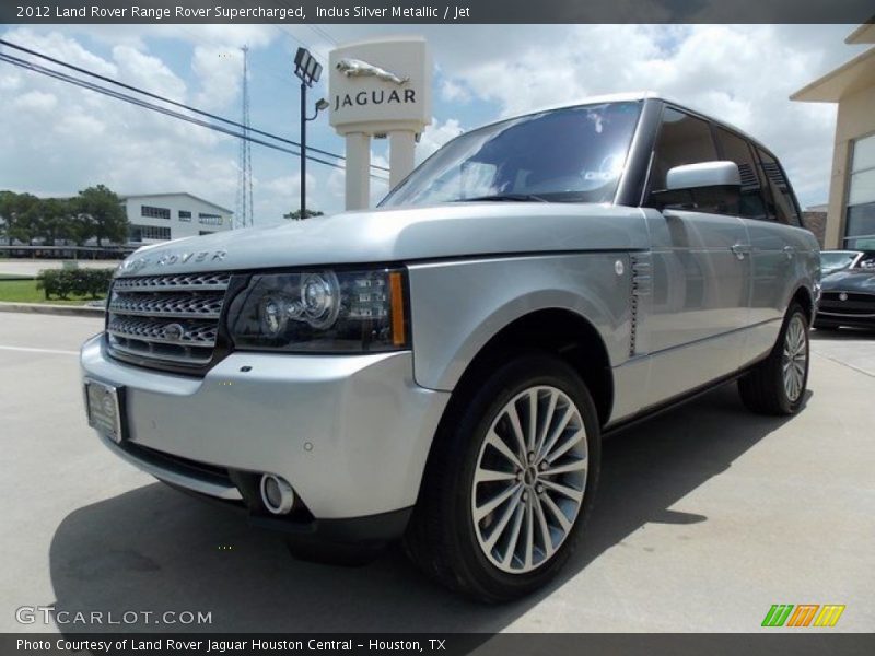 Indus Silver Metallic / Jet 2012 Land Rover Range Rover Supercharged