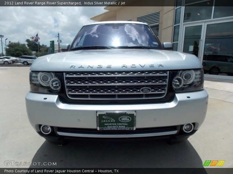 Indus Silver Metallic / Jet 2012 Land Rover Range Rover Supercharged