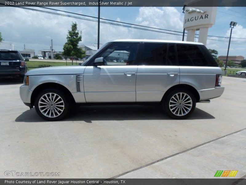 Indus Silver Metallic / Jet 2012 Land Rover Range Rover Supercharged