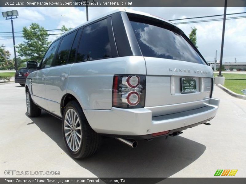 Indus Silver Metallic / Jet 2012 Land Rover Range Rover Supercharged