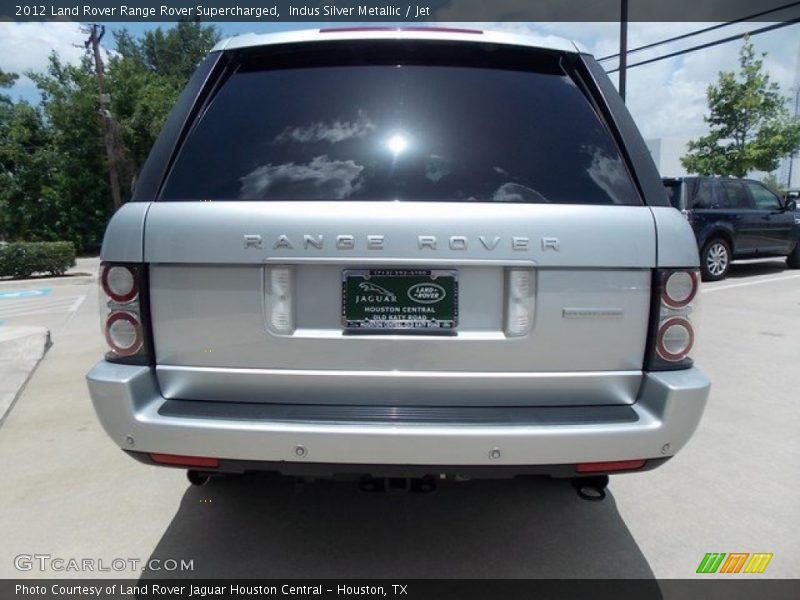 Indus Silver Metallic / Jet 2012 Land Rover Range Rover Supercharged