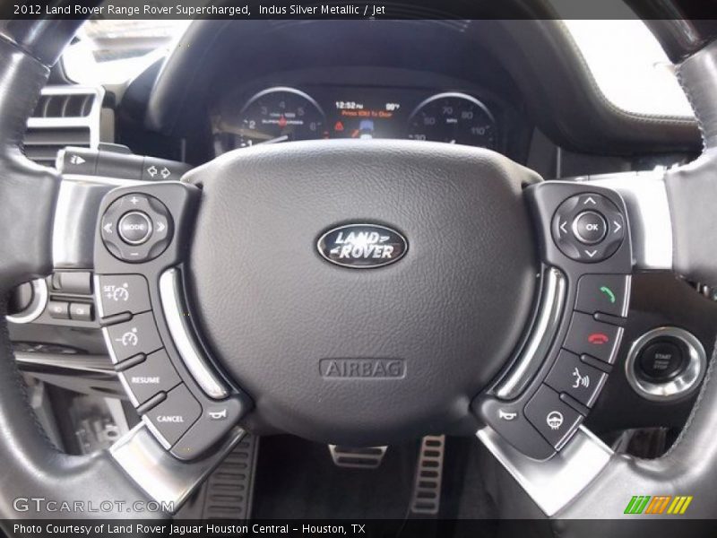 Indus Silver Metallic / Jet 2012 Land Rover Range Rover Supercharged