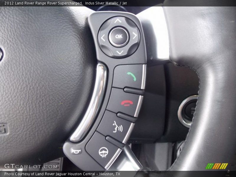 Indus Silver Metallic / Jet 2012 Land Rover Range Rover Supercharged