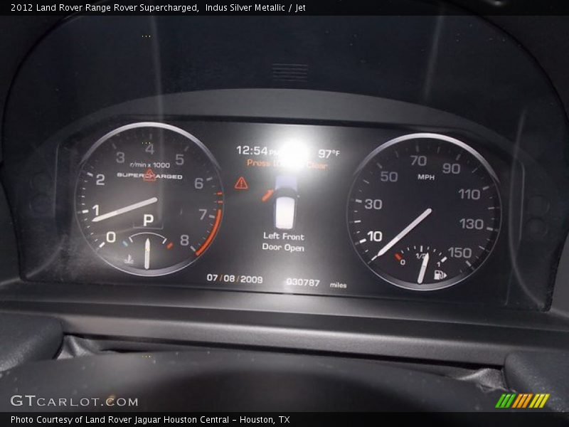 Indus Silver Metallic / Jet 2012 Land Rover Range Rover Supercharged