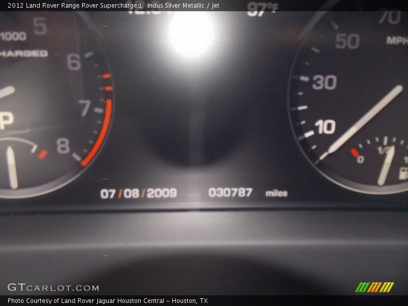 Indus Silver Metallic / Jet 2012 Land Rover Range Rover Supercharged