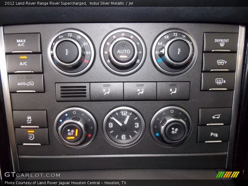 Indus Silver Metallic / Jet 2012 Land Rover Range Rover Supercharged