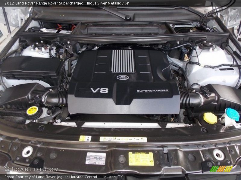 Indus Silver Metallic / Jet 2012 Land Rover Range Rover Supercharged