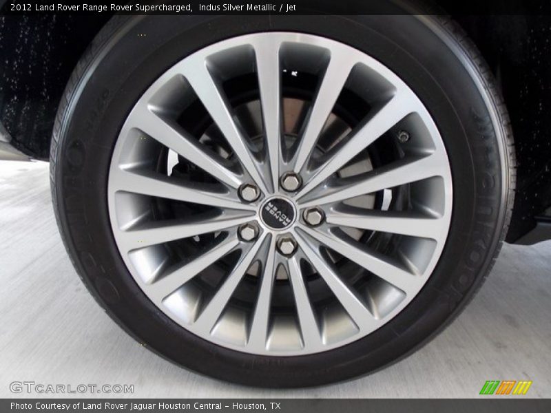 Indus Silver Metallic / Jet 2012 Land Rover Range Rover Supercharged