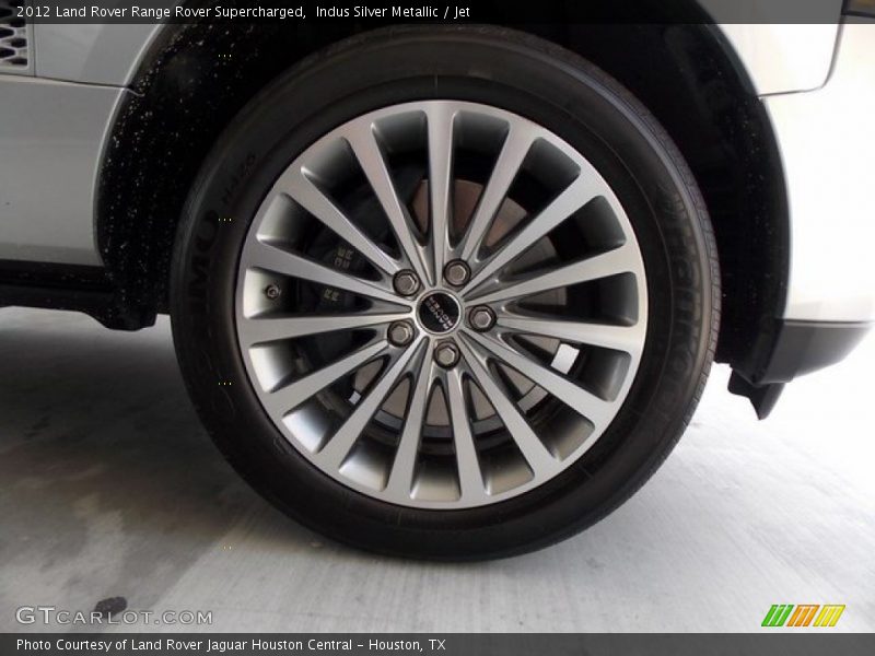 Indus Silver Metallic / Jet 2012 Land Rover Range Rover Supercharged