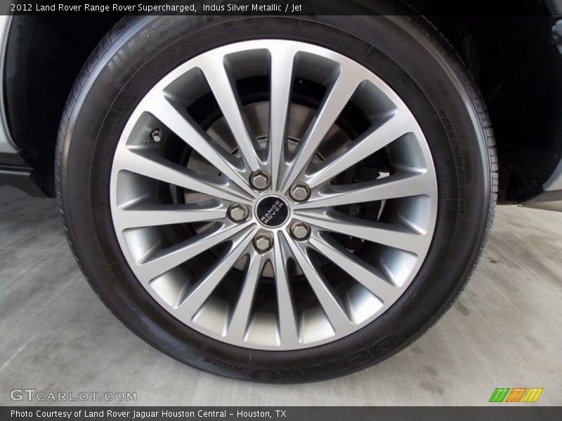 Indus Silver Metallic / Jet 2012 Land Rover Range Rover Supercharged